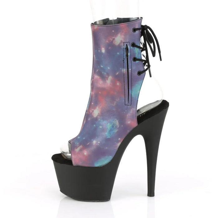 Tacones Pleaser ADORE-1018REFL Morado Azul Reflective