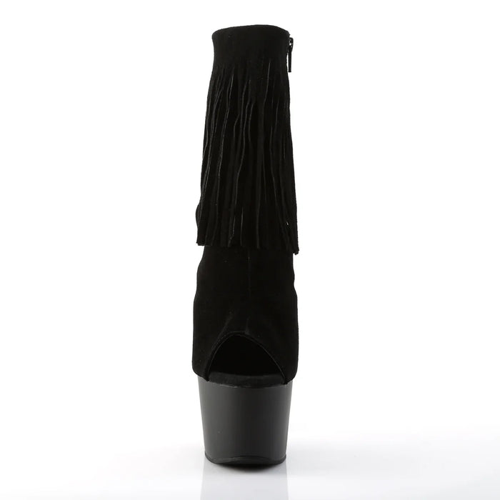 Tacones Pleaser ADORE-1019 Negro Suede Mate