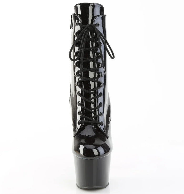 Tacones Pleaser ADORE-1020BLG Negro Charol Azul