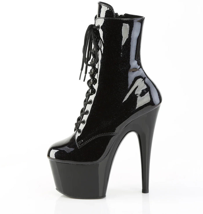 Tacones Pleaser ADORE-1020BLG Negro Charol Azul