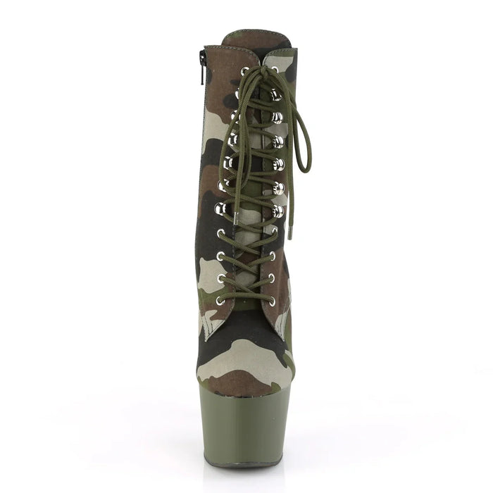 Tacones Pleaser ADORE-1020CAMO Verde Camo Fabric