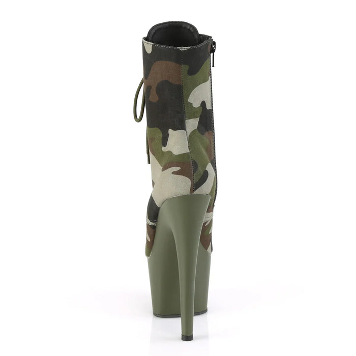 Tacones Pleaser ADORE-1020CAMO Verde Camo Fabric