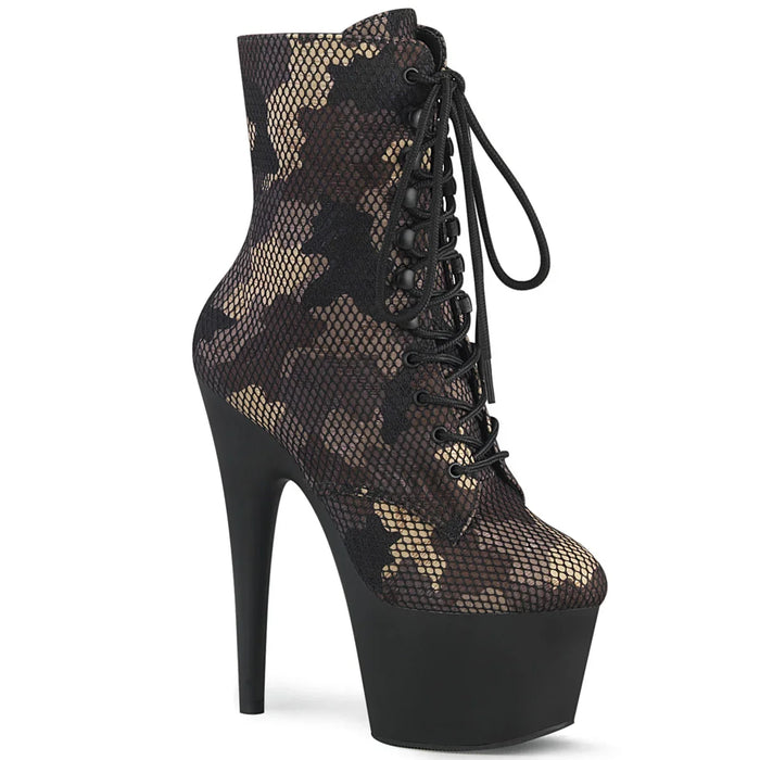 Tacones Pleaser ADORE-1020CM Verde Camo Negro