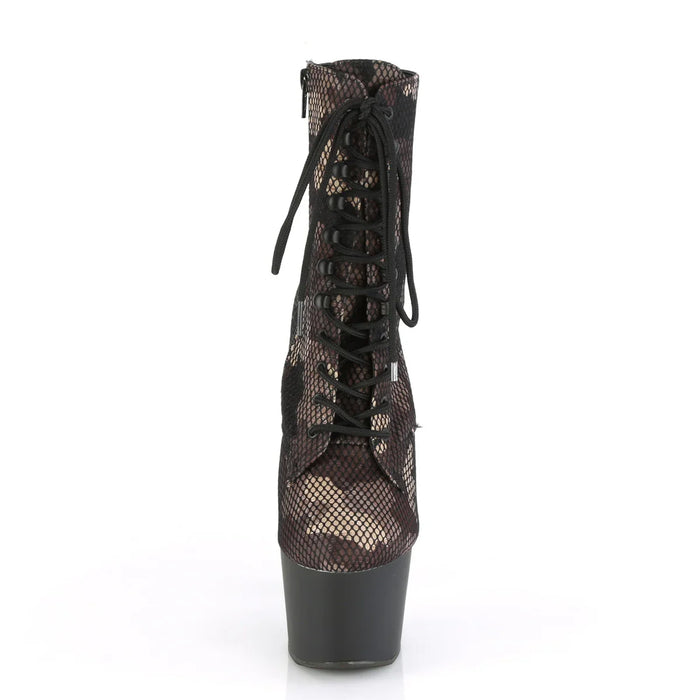 Tacones Pleaser ADORE-1020CM Verde Camo Negro
