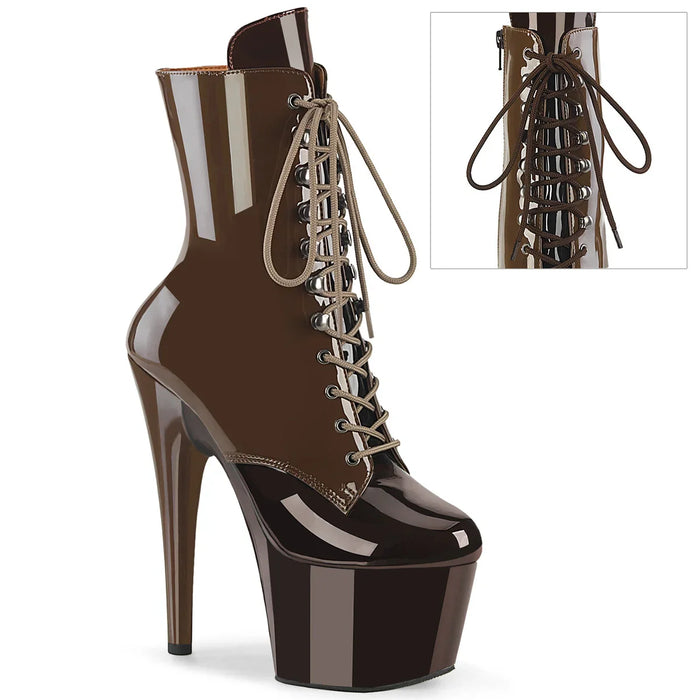 Tacones Pleaser ADORE-1020DC Moca Coffee Charol