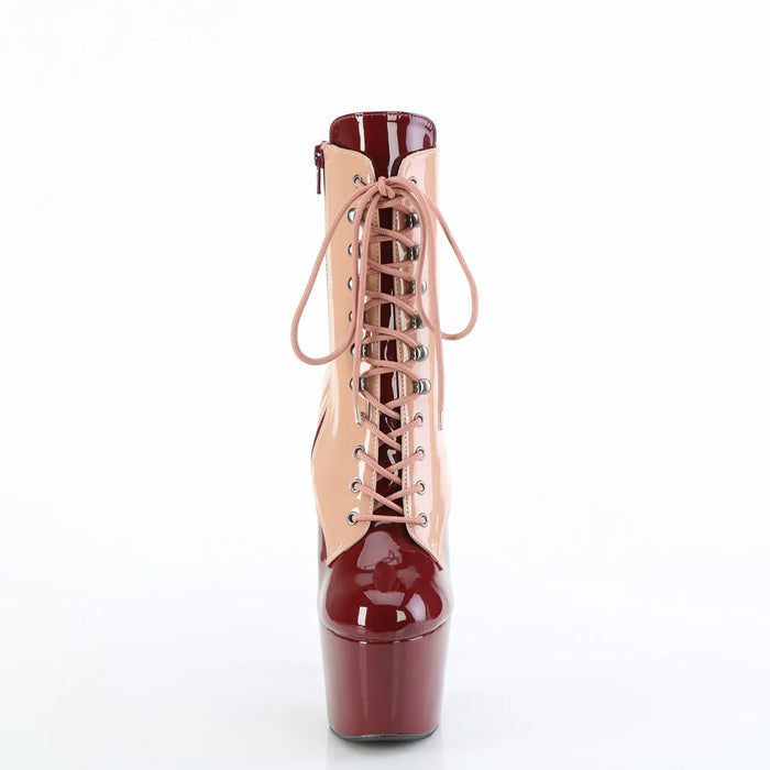 Tacones Pleaser ADORE-1020DC Rosa Nude Burdeos