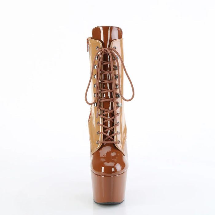Tacones Pleaser ADORE-1020DC Toffee Caramel Charol