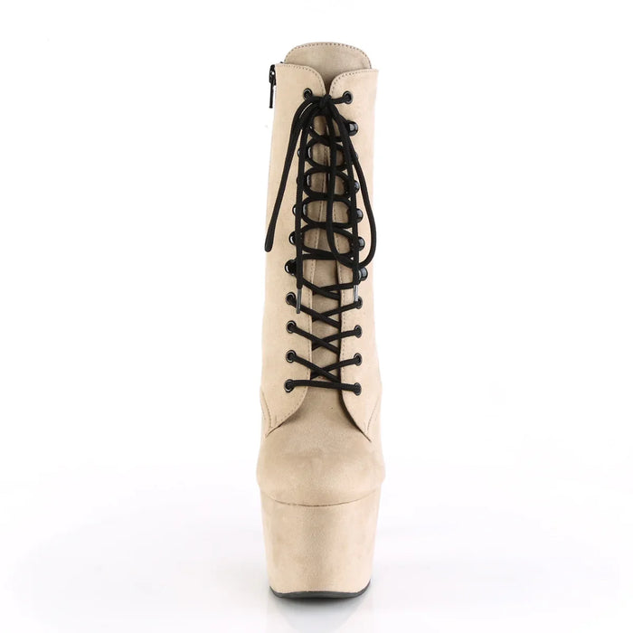 Tacones Pleaser ADORE-1020FS Beige Faux Suede