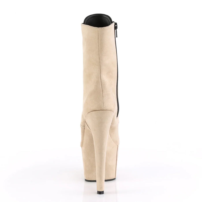 Tacones Pleaser ADORE-1020FS Beige Faux Suede