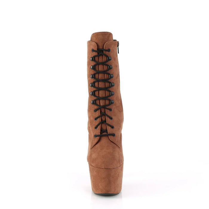 Tacones Pleaser ADORE-1020FS Caramel Faux Suede