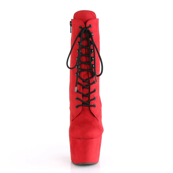 Tacones Pleaser ADORE-1020FS Rojo Faux Suede