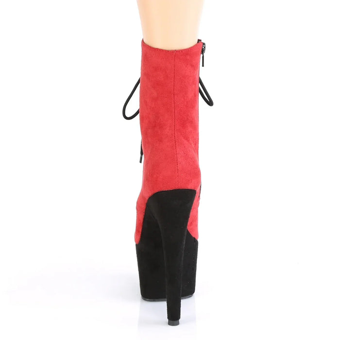 Tacones Pleaser ADORE-1020FSTT Rojo Faux Suede
