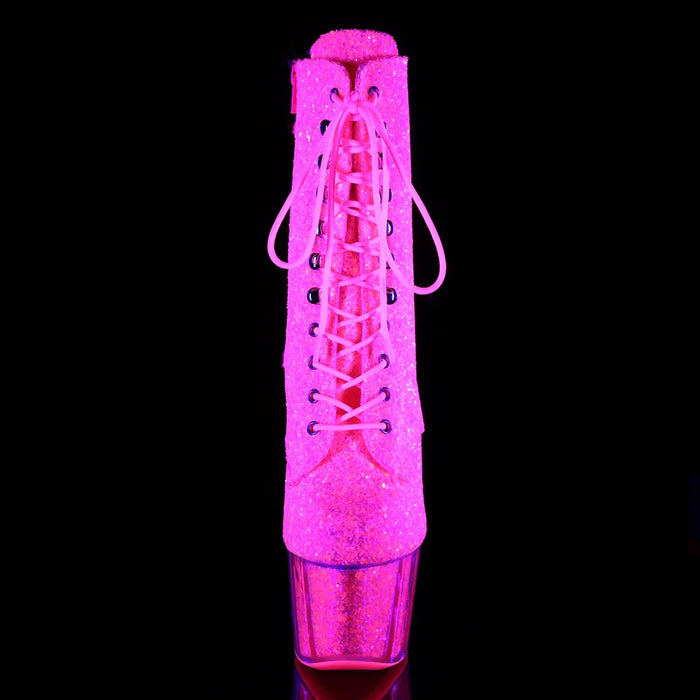 Tacones Pleaser ADORE-1020G Neon Rosa Purpurina