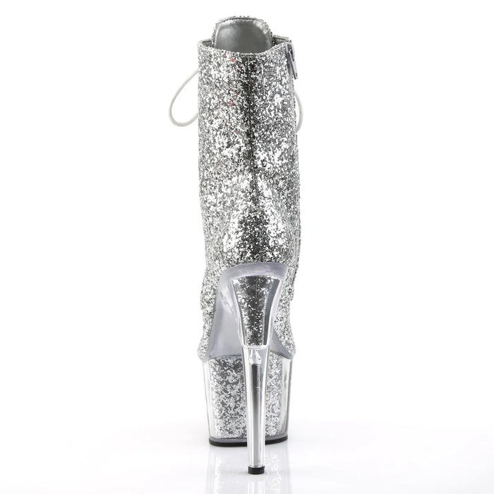Tacones Pleaser ADORE-1020G Plata Purpurina