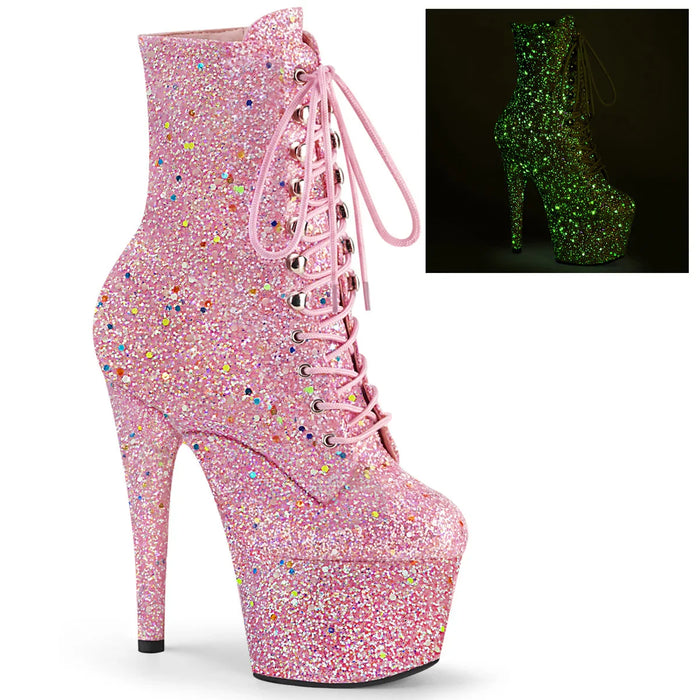 Tacones Pleaser ADORE-1020GDLG Rosa Purpurina