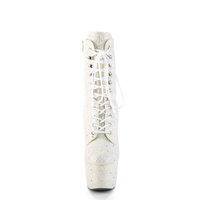 Tacones Pleaser ADORE-1020GDLG White Purpurina