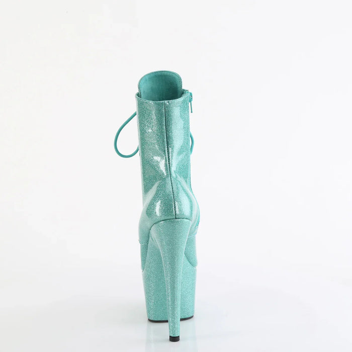 Tacones Pleaser ADORE-1020GP Aguamarina Purpurina Charol