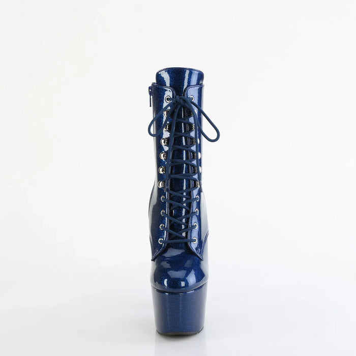 Tacones Pleaser ADORE-1020GP Navy Azul Purpurina