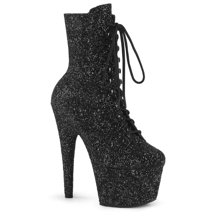 Tacones Pleaser ADORE-1020GWR Negro Purpurina