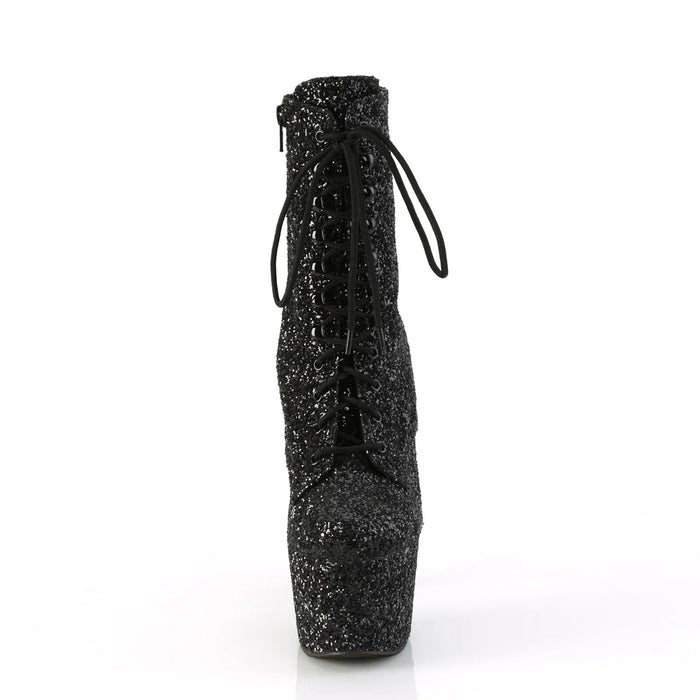 Tacones Pleaser ADORE-1020GWR Negro Purpurina