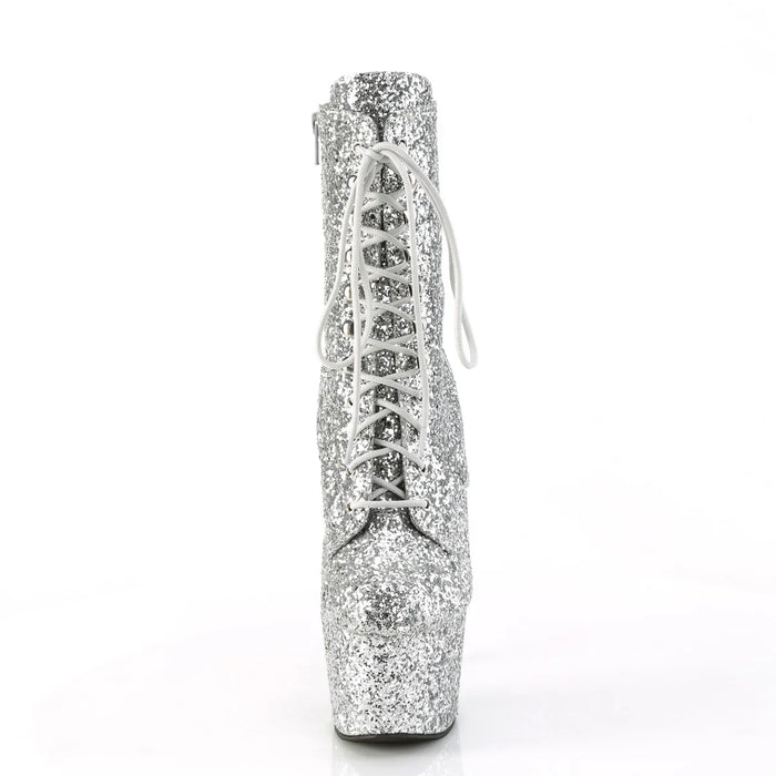 Tacones Pleaser ADORE-1020GWR Plata Purpurina