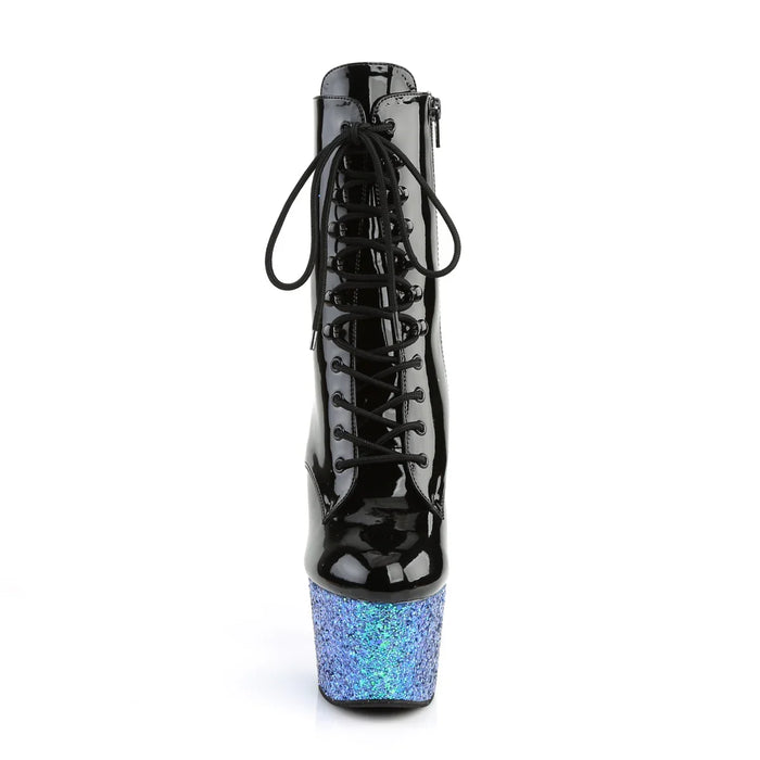 Tacones Pleaser ADORE-1020LG Negro Charol Azul