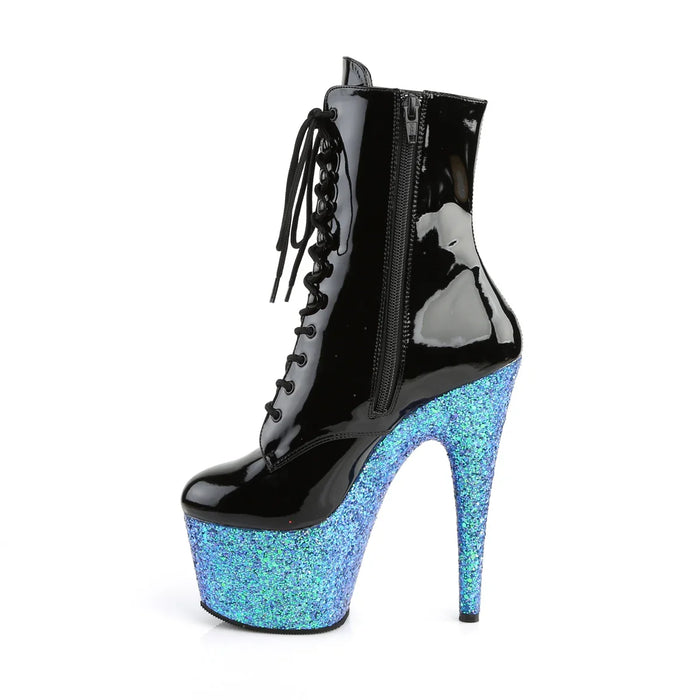 Tacones Pleaser ADORE-1020LG Negro Charol Azul
