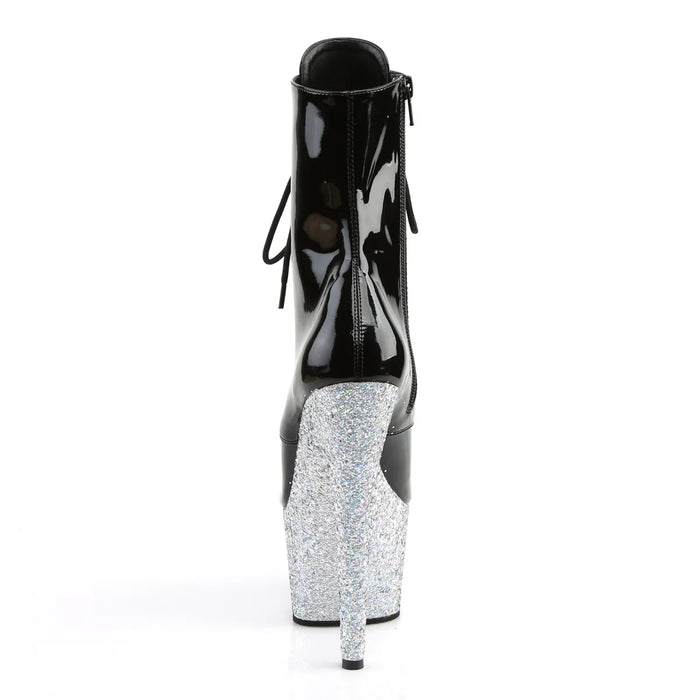 Tacones Pleaser ADORE-1020LG Negro Charol Plata