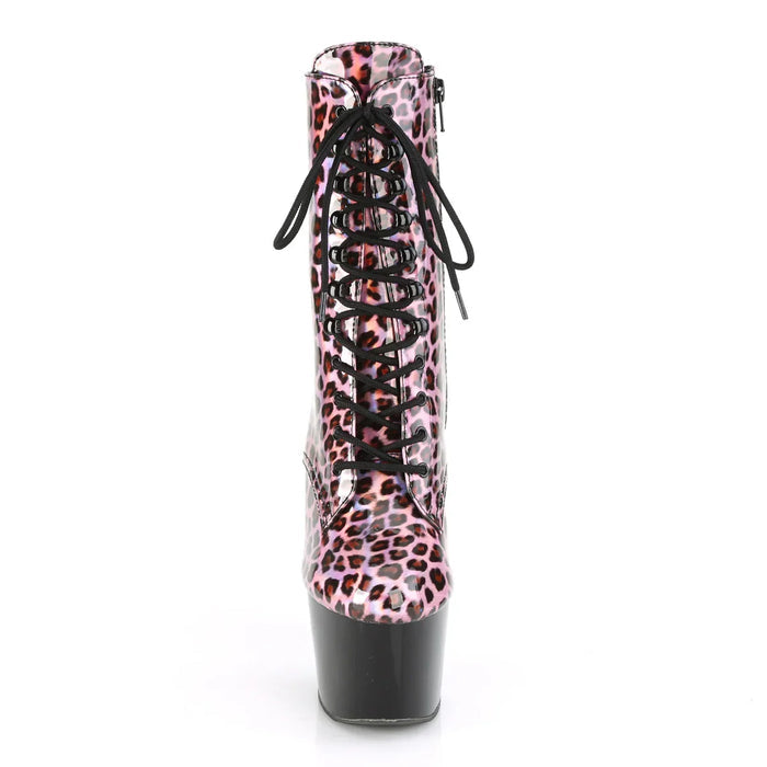 Tacones Pleaser ADORE-1020LP Rosa Hologram Negro