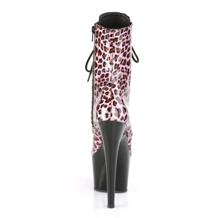 Tacones Pleaser ADORE-1020LP Rosa Hologram Negro