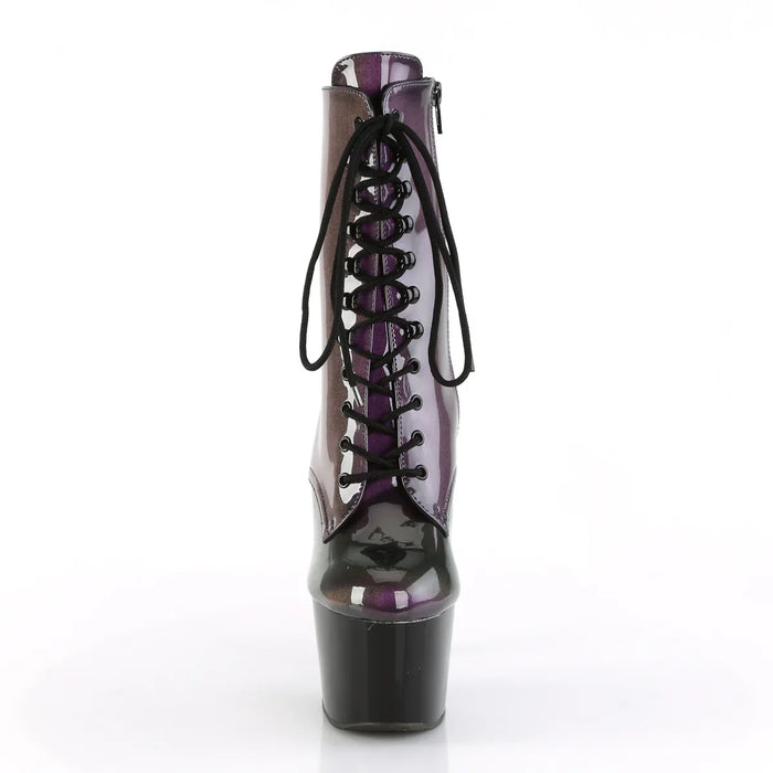 Tacones Pleaser ADORE-1020SHG Morado Olive Negro