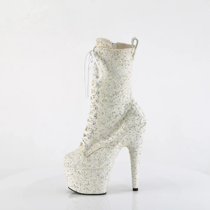 Tacones Pleaser ADORE-1040GR Ivory Purpurinas Matching