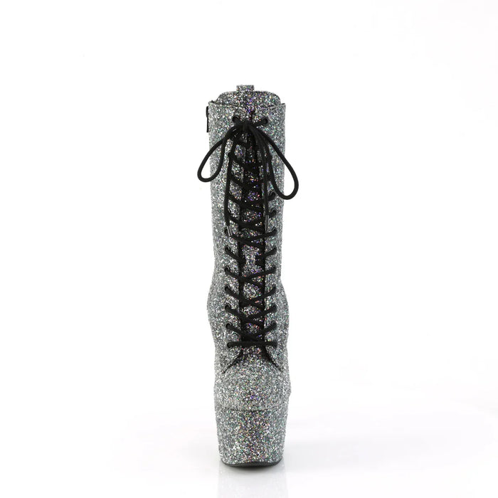Tacones Pleaser ADORE-1040GR Negro Purpurinas Matching