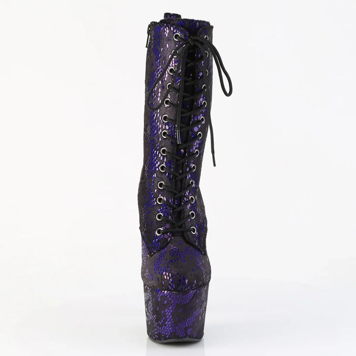 Tacones Pleaser ADORE-1040SPF Morado Snake Print