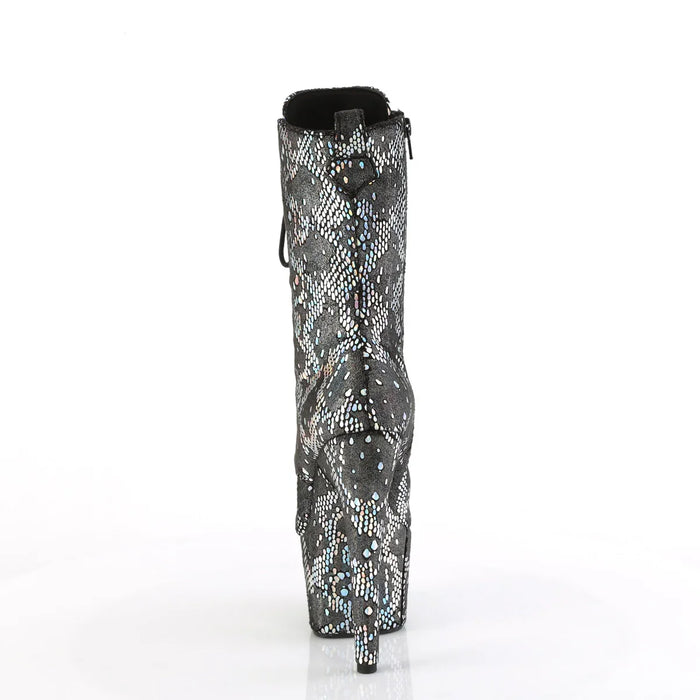 Tacones Pleaser ADORE-1040SPF Plata Holo Snake