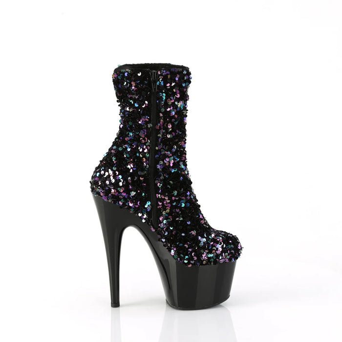 Tacones Pleaser ADORE-1042SQ Negro Sequins