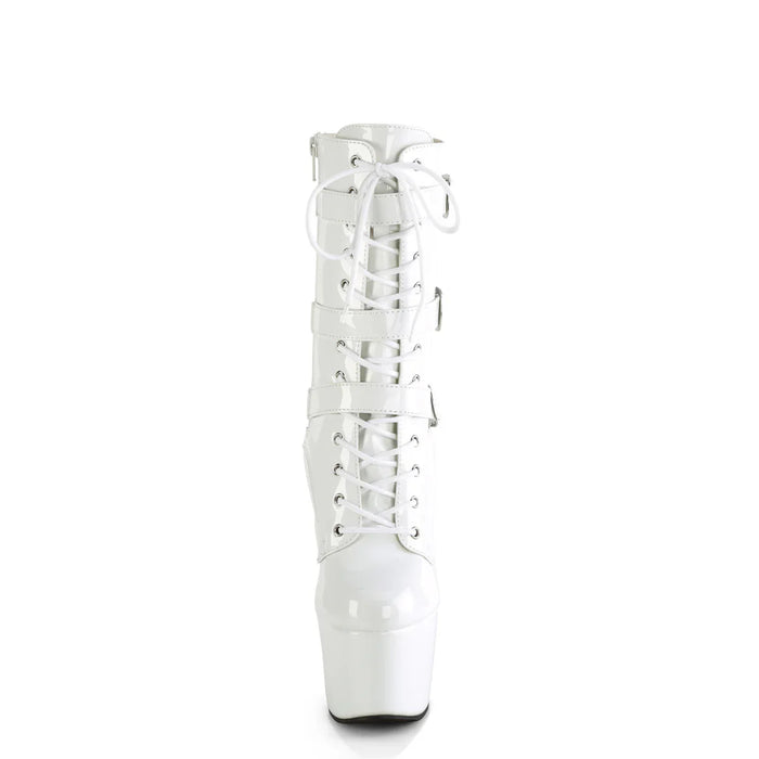 Tacones Pleaser ADORE-1043 Blanco Charol