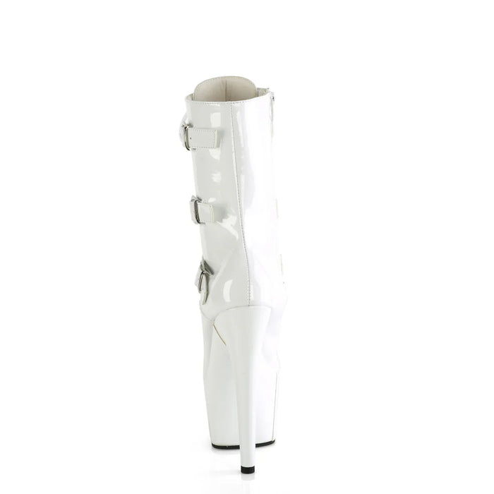 Tacones Pleaser ADORE-1043 Blanco Charol