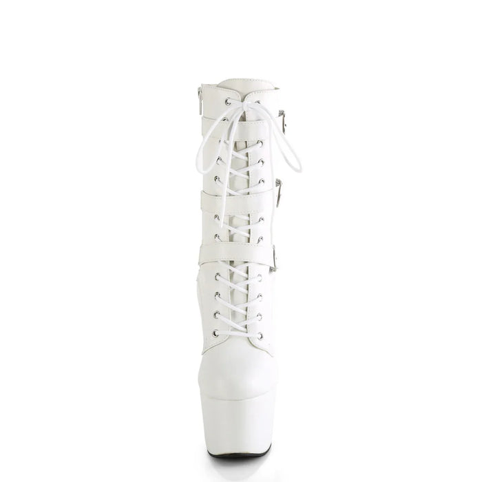 Tacones Pleaser ADORE-1043 White Piel Sintética