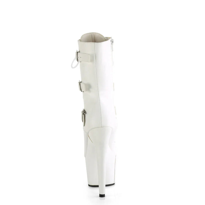 Tacones Pleaser ADORE-1043 White Piel Sintética