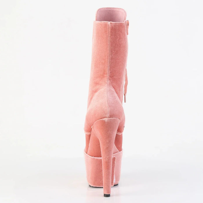 Tacones Pleaser ADORE-1045VEL Dusty Rosa Velvet