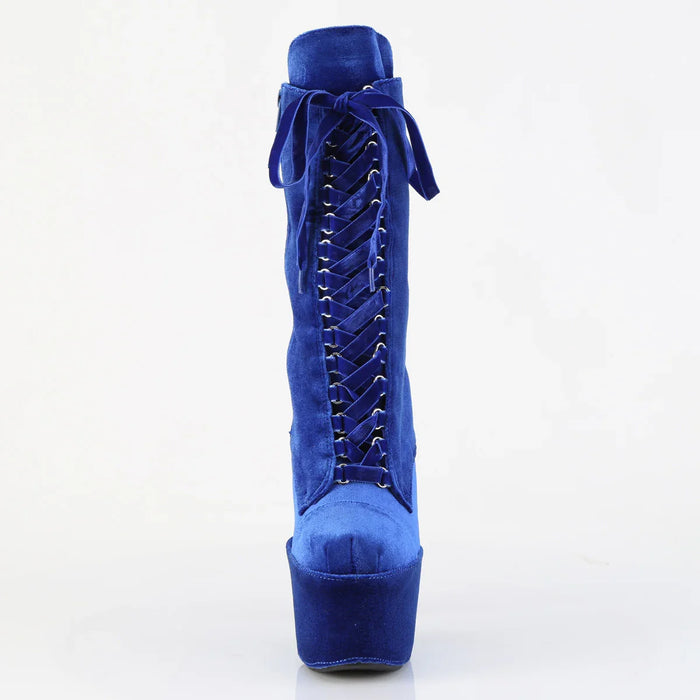 Tacones Pleaser ADORE-1045VEL Navy Azul Velvet