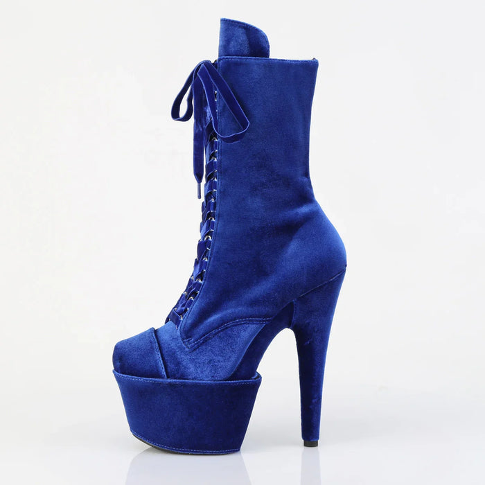 Tacones Pleaser ADORE-1045VEL Navy Azul Velvet