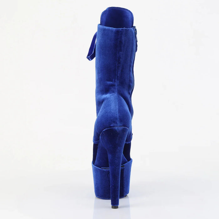 Tacones Pleaser ADORE-1045VEL Navy Azul Velvet