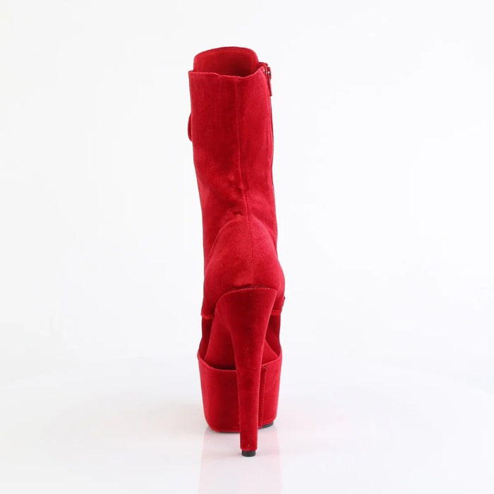 Tacones Pleaser ADORE-1045VEL Rojo Velvet