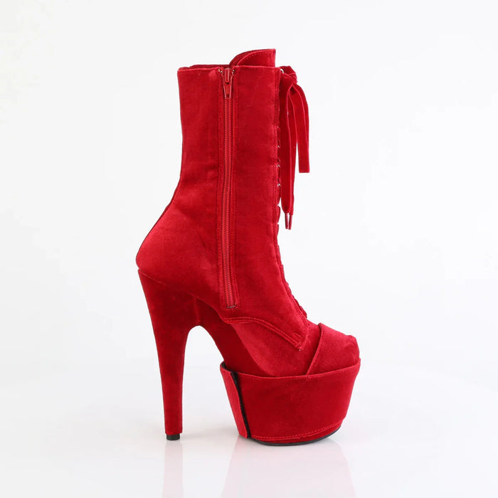 Tacones Pleaser ADORE-1045VEL Rojo Velvet