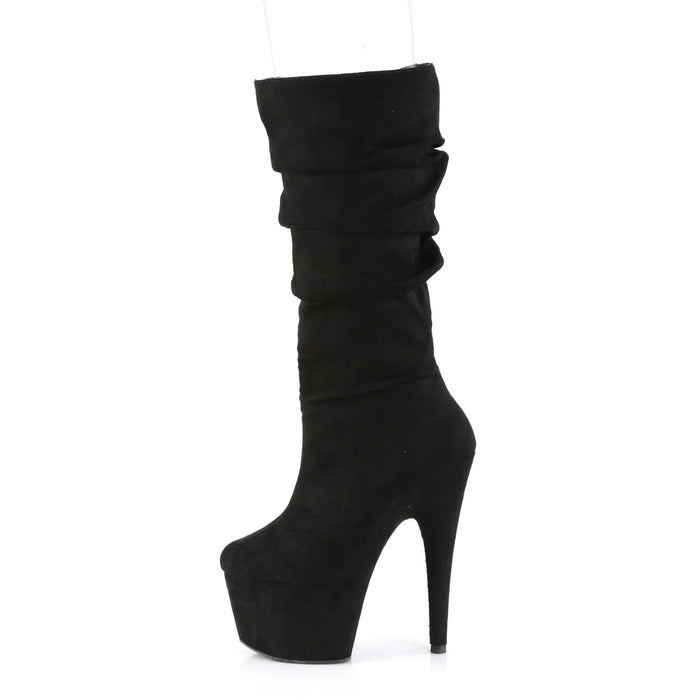 Tacones Pleaser ADORE-1061 Negro Faux Suede