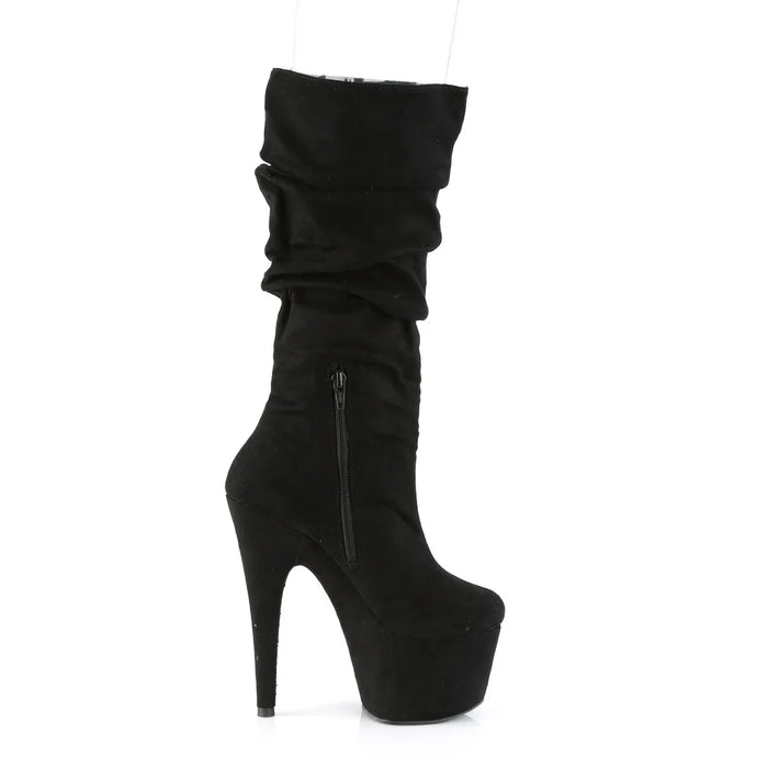 Tacones Pleaser ADORE-1061 Negro Faux Suede