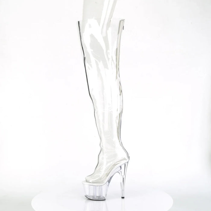 Tacones Pleaser ADORE-3021 Transparente Plata