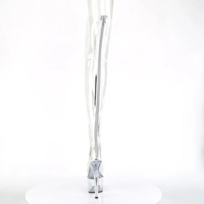 Tacones Pleaser ADORE-3021 Transparente Plata